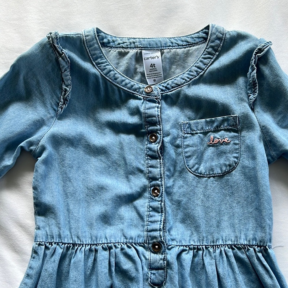 Carter’s blue long sleeve dress
